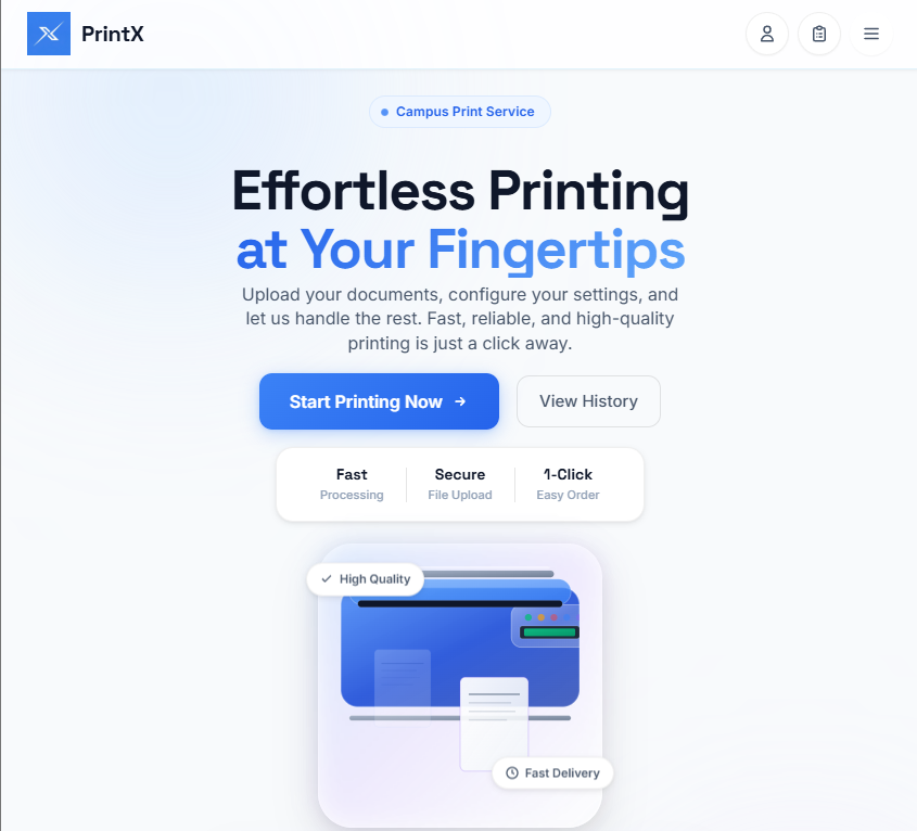 PrintX - Print Management System